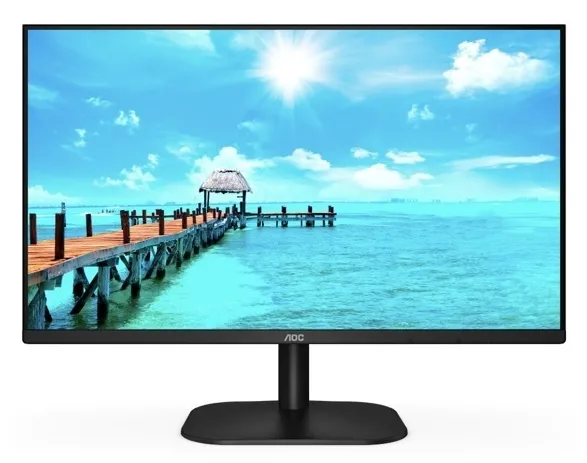 Монитор, AOC 27B2AM 27" WLED VA 1920x1080@75Hz, 4ms GTG, 250cd/m2, 4000:1, 20M:1 DCR, Low Blue Light, Tilt, D-SUB, HDMI, Speakers, Black