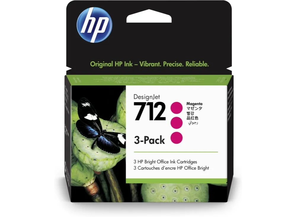 Консуматив, HP 712 Magenta Ink Cartridge 3-Pack